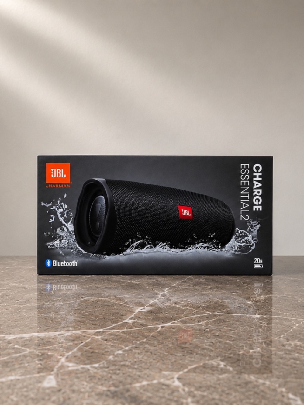 NWT JBL Charge Essential 2 Bluetooth Speaker New Sealed Waterproof Black